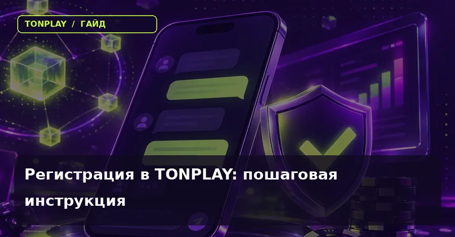 Регистрация в TonPlay Casino: пошаговая инструкция