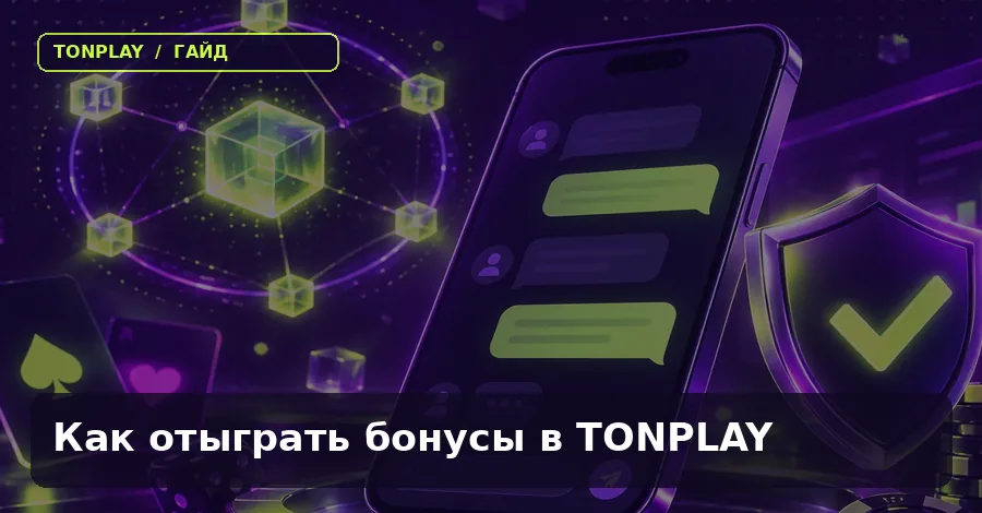 Как отыграть бонусы в TonPlay Casino